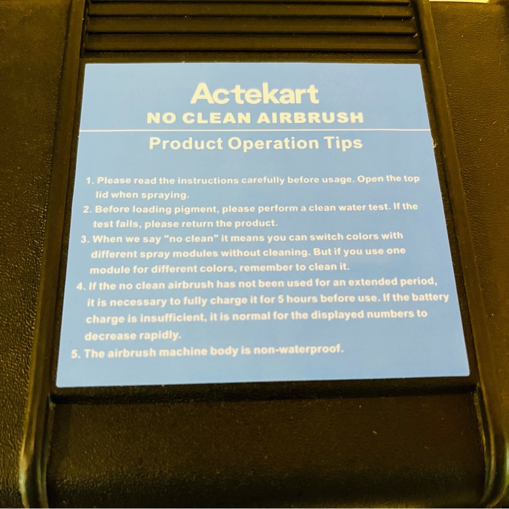 Actekart No-Clean Airbrush Kit NEW - Picture 6 of 12